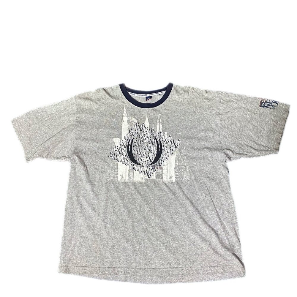 Phat Farm Baggy T-Shirt XL VTG Y2K Hip Hop Skater Baggy Streetwear Hip Hop Gray